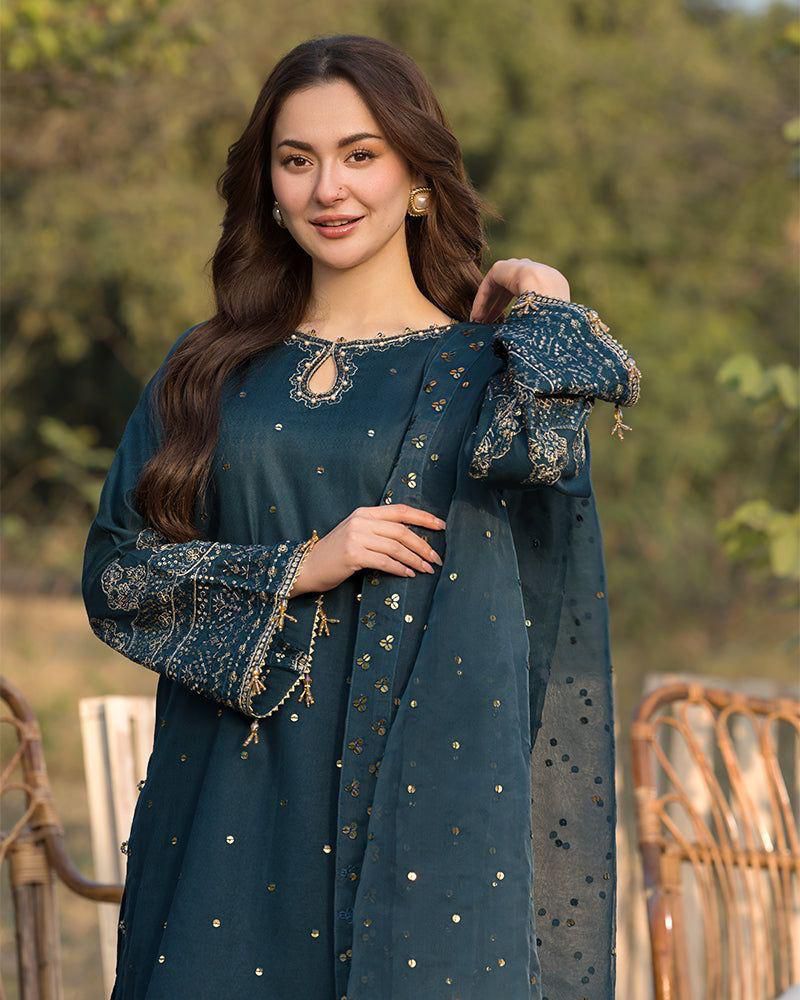 Airjet Lawn 3PC Embroidered Suit