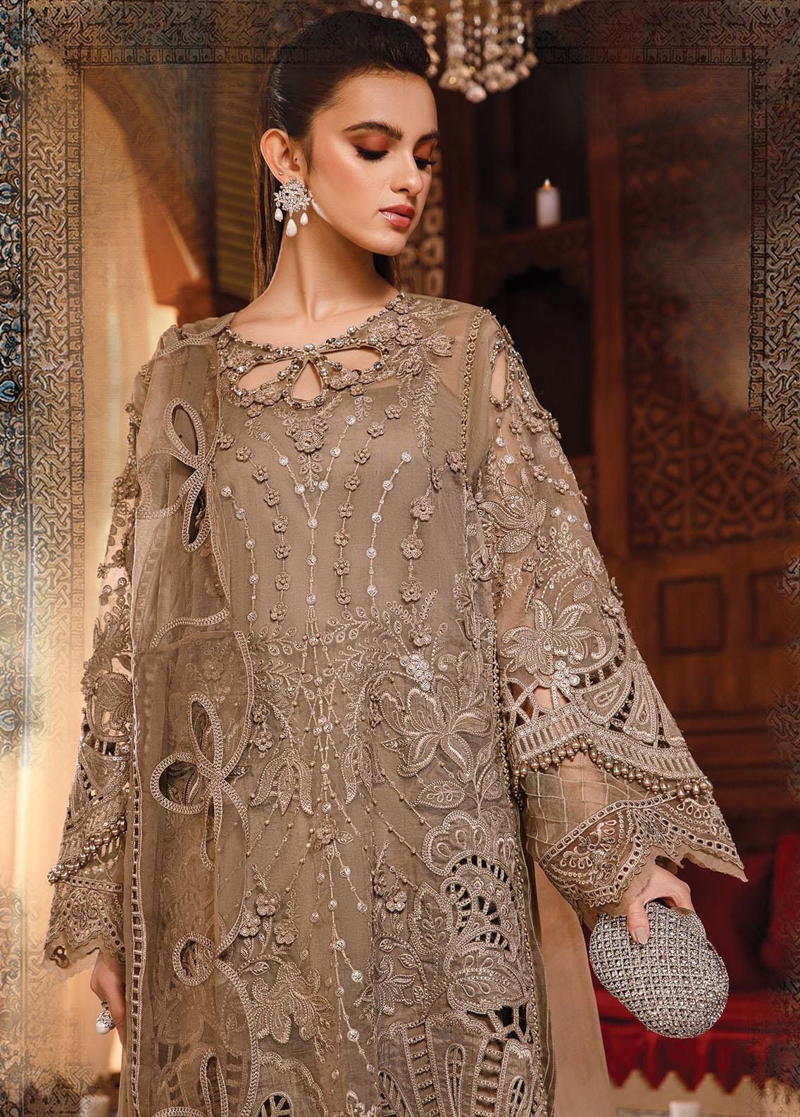 Maria B Festive Collection 2023 | Luxury Organza Embroidered 3PC