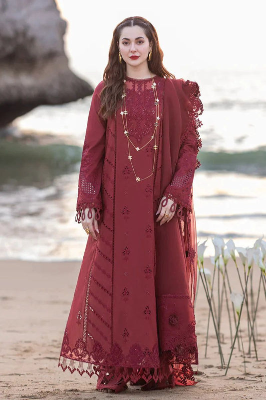 Qalamkar 2038 – Embroidered Airjet Lawn