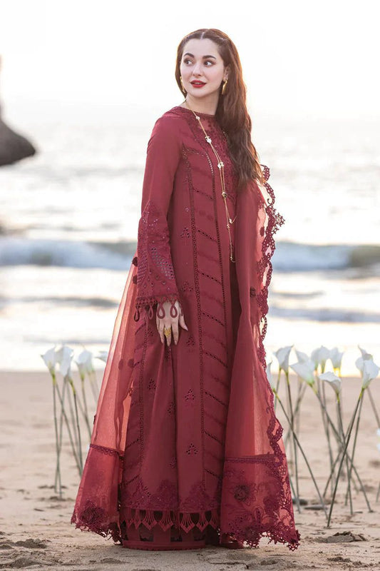 Qalamkar 2038 – Embroidered Airjet Lawn