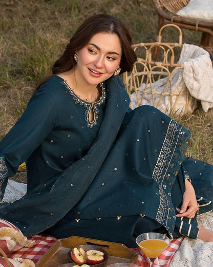 Airjet Lawn 3PC Embroidered Suit