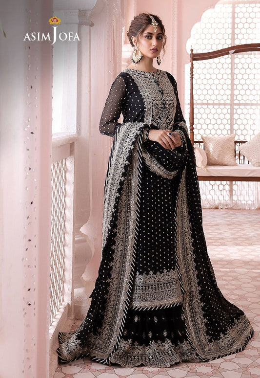 Asim Jofa Chandani Luxury Fancy Chiffon – MD 1387