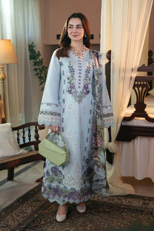 Qalamkar | Premium Dhanak Suit with Digital Wool Shawl