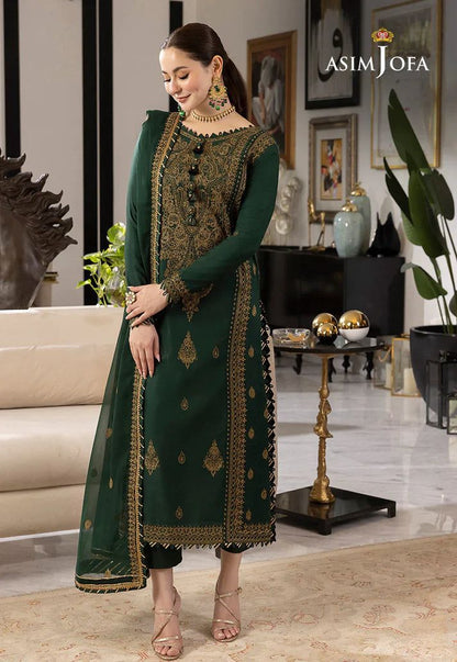 Asim Jofa 490 | Luxury Dhanak Winter Collection 2025