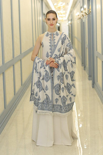 Bareeze Winter Collection 2025/26 | Premium Air-Jet Dhanak 3PC Suit