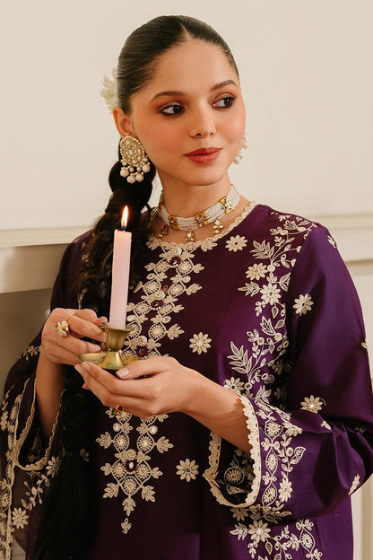 Cross Stitch 4613 | Premium Dhanak with Embroidered Shawl