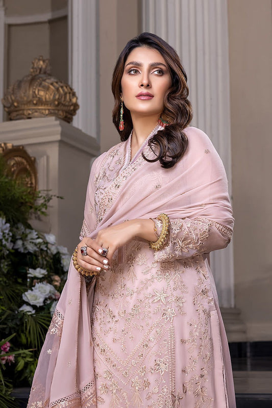 Azure MD-1351 – Embroidered Chiffon 3PC | Master Replica